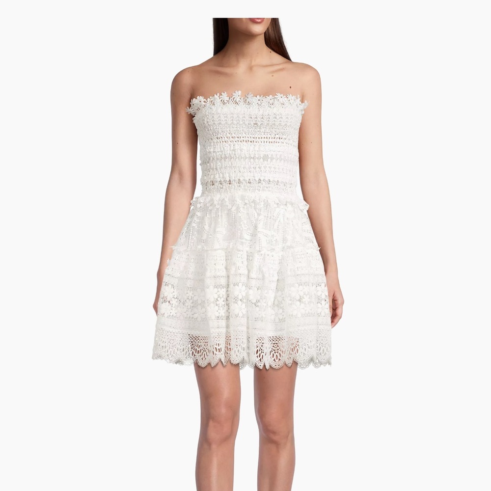 WAIMARI Vallarta Lace Mini Dress